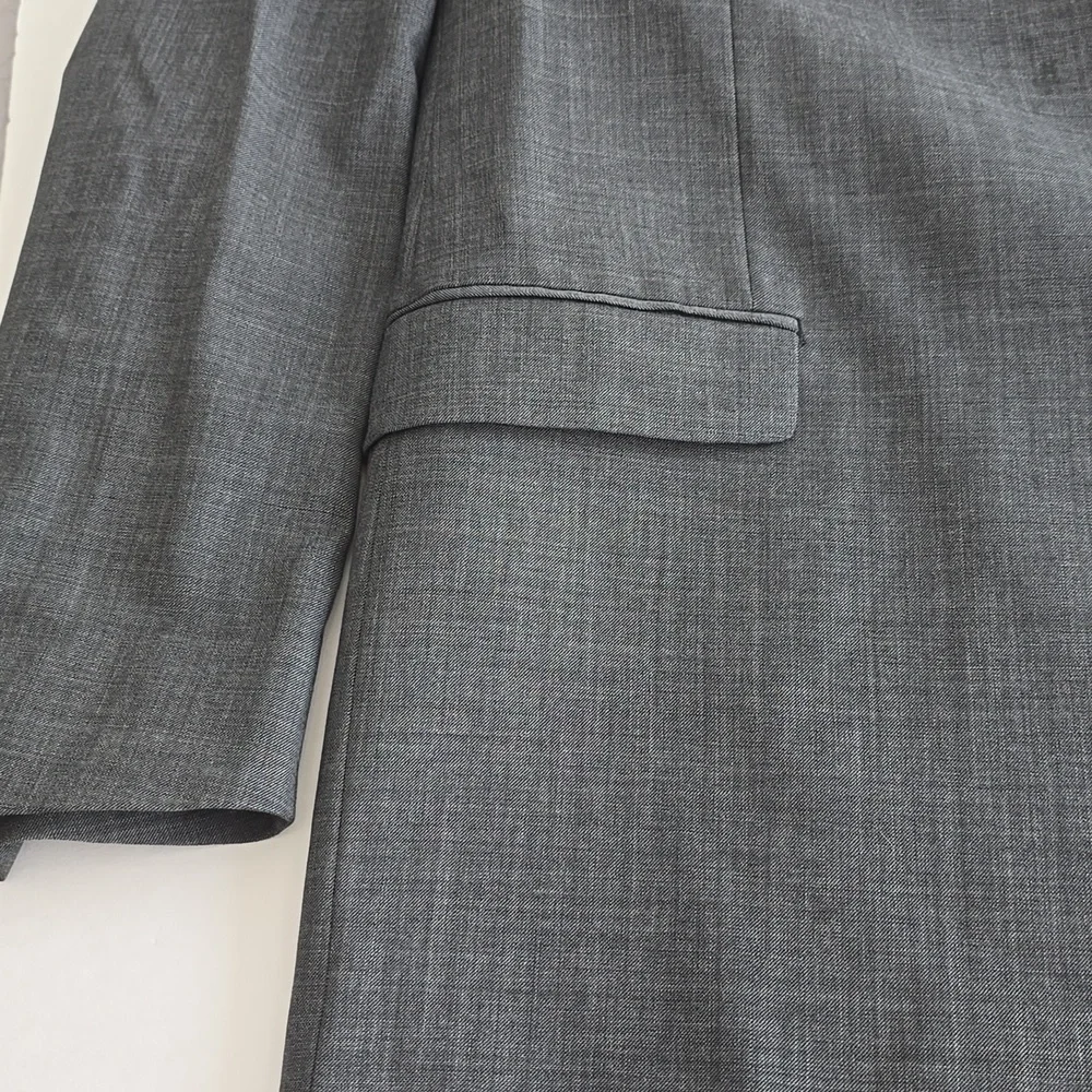 Lauren Ralph Lauren Wool 2 Button Blazer Suit  Jacket Gray Size 46L